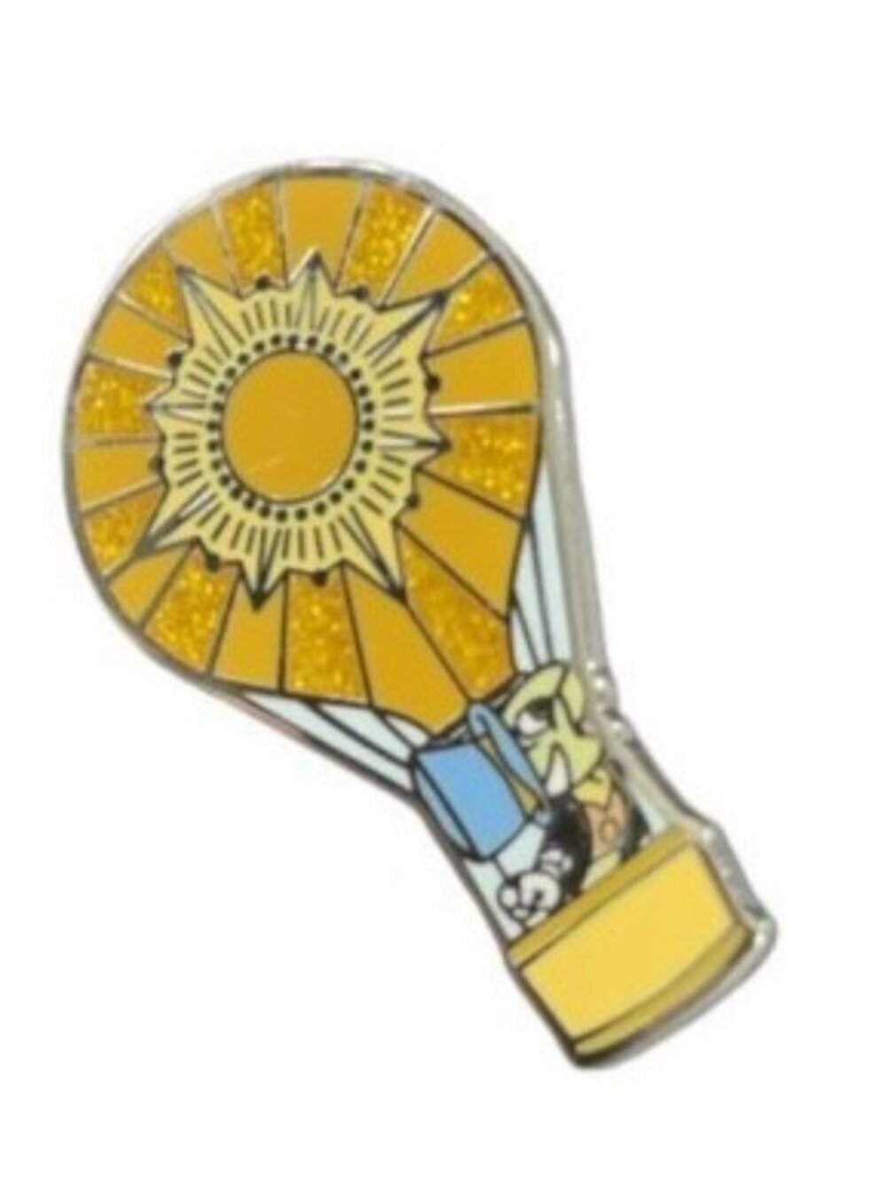 Disney Jiminy Cricket Hot Air Balloon Trading Pin Adventure Pinocchio Badge